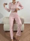 Home Wear Casual Printed Two-Piece Set for Women
